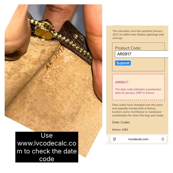 Vintage LOUIS VUITTON Monogram Women’s Bucket Pouch GM Brown, Beige Authentic - Picture 3 of 17